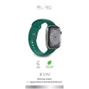 Puro "ICON" Silicone watchband for Apple Watch 42-44-45-49mm, verde scuro