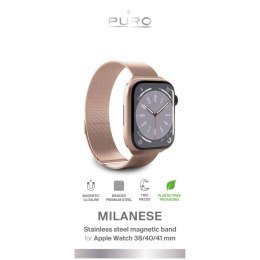 Puro 'MILANESE' watch band for Apple Watch 38-40-41mm, rosa