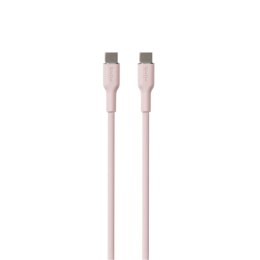 Puro Soft Cable USB-C to USB-C 1.5m, pink