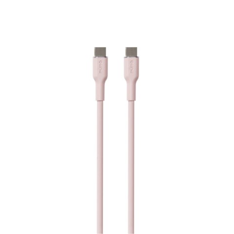 Puro Soft Cable USB-C to USB-C 1.5m, pink