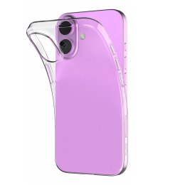 Puro ''0.3 NUDE'' Ultra slim TPU case for iPhone 16 Plus, transparent