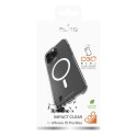 Puro Cover "IMPACT" in PC+ TPU for iPhone 15 Pro Max, Magsafe, with D3O technology, transparent