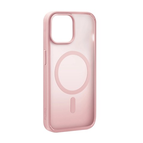 Puro Cover in TPU with integrated magnets and gradient effect 'GRADIENT' for iPhone 15, pink color