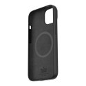 Puro 'ICON MAG' liquid silicon case with integrated magnets for iPhone 14 Pro Max, black