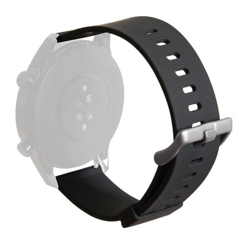 Puro Multibrand Silicone Watch band 20mm black