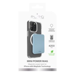 Puro Powerbank 4200mAh MagSafe USB-C, light blue