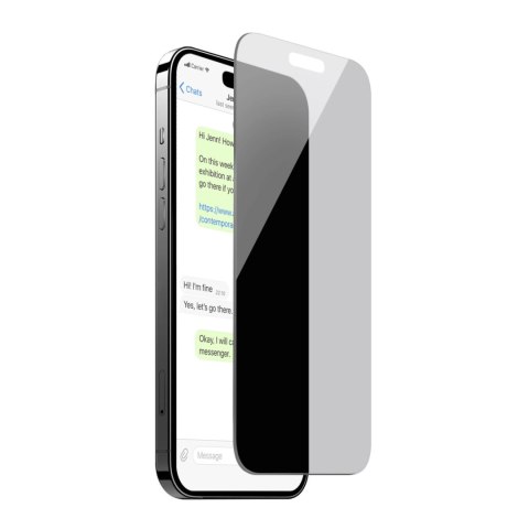 Puro Privacy Tempered Glass for iPhone 15 Pro