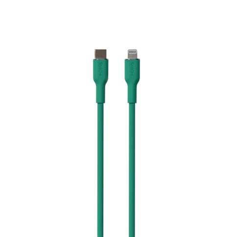 Puro Soft Cable USB-C to Lightning, 1.5m, green