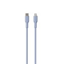 Puro Soft Cable USB-C to Lightning, 1.5m, light blue