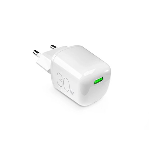 Puro Wall charger GaN 30W 1xUSB-C, white