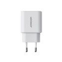 Ładowarka EU Joyroom JR-TCF05 20W USB-A USB-C + kabel USB-C - biała