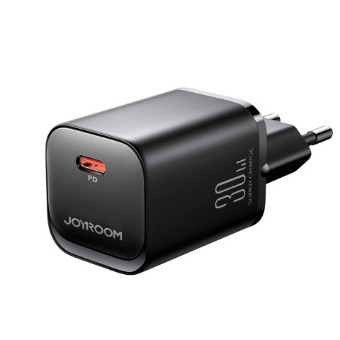 Ładowarka sieciowa Joyroom JR-TCF07EU Speed Series 30W USB-C PD/QC/AFC/FCP - czarna