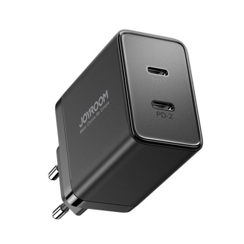 Szybka ładowarka Joyroom JR-TCF09 2x USB-C 40W - czarna