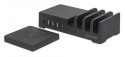 Stacja Zasilająca 1x USB-C PD, 1x USB-A QC, 3x USB-A, Qi 10W