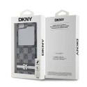 Etui DKNY Chequered Pattern Printed Stripes na Samsung Galaxy Z Flip 6 - czarne