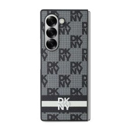 Etui DKNY Chequered Pattern Printed Stripes na Samsung Galaxy Z Fold 6 - czarne