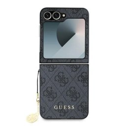 Etui Guess 4G Charm na Samsung Galaxy Z Flip 6 - czarne