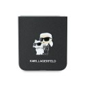 Etui Karl Lagerfeld Saffiano Metal Pin na Samsung Galaxy Z Flip 6 - czarne