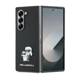 Etui Karl Lagerfeld Saffiano Metal Pin na Samsung Galaxy Z Fold 6 - czarne