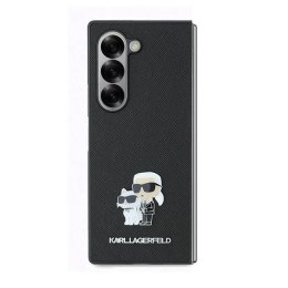 Etui Karl Lagerfeld Saffiano Metal Pin na Samsung Galaxy Z Fold 6 - czarne