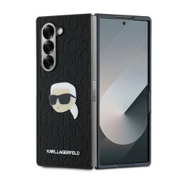 Etui Karl Lagerfeld Saffiano Monogram Head Pin na Samsung Galaxy Z Fold 6 - czarne