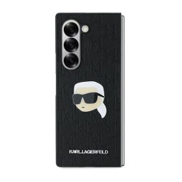 Etui Karl Lagerfeld Saffiano Monogram Head Pin na Samsung Galaxy Z Fold 6 - czarne