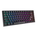 Bezprzewodowa klawiatura mechaniczna Royal Kludge RK84 RGB, Red switch (czarna).