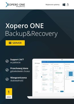 Xopero ONE Lifetime 1x Server Agent + Maintanance & Support Standard - Renewal 1 year