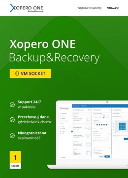 Xopero ONE Lifetime 1x Virtual Agent Per Socket + Maintanance & Support Standard - 1 year