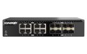 Qnap QSW-3216R-8S8T, 8x 10GbE, 8x 10GbE SFP+, half-rackmount design, unmanaged switch