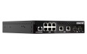 Qnap QSW-M2106R-2S2T, 6 port 2.5Gbps, 2 ports 10GbE SFP+, 2 ports 10GbE RJ45 , managed switch, half-rackmount design