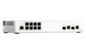 Qnap QSW-M2108-2C, 8x 2.5GbE, 2x combo 10GbE SFP+/RJ45, managed switch