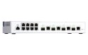 Qnap QSW-M408-4C, 8x 1GbE, 4x combo 10GbE SFP+/RJ45, managed switch