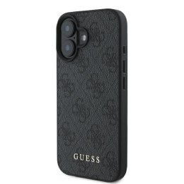 Etui Guess 4G Classic na iPhone 16 Plus - czarne