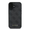 Etui Guess 4G Classic na iPhone 16 Plus - czarne