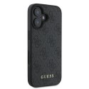 Etui Guess 4G Classic na iPhone 16 Plus - czarne