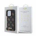 Etui Guess Peony Script MagSafe na iPhone 16 Pro Max - czarne