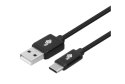 TB Kabel USB-USB C 2 m czarny sznurek