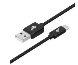 TB Kabel USB-USB C 2 m czarny sznurek