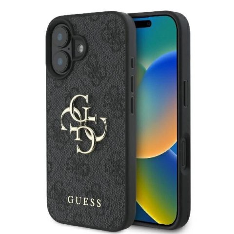 Etui Guess 4G Big Logo na iPhone 16 - czarny