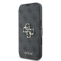 Etui Guess 4G Metal Logo na iPhone 16 Plus - czarne