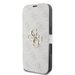 Etui Guess 4G Metal Logo na iPhone 16 Plus - różowe