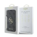 Etui Guess 4G Metal Logo na iPhone 16 - czarne