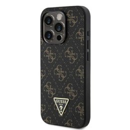 Etui Guess New 4G Triangle na iPhone 16 Pro Max - czarne