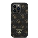 Etui Guess New 4G Triangle na iPhone 16 Pro Max - czarne