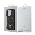 Etui Guess New 4G Triangle na iPhone 16 Pro Max - czarne