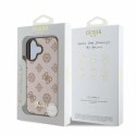 Etui Guess Peony Script MagSafe na iPhone 16 - brązowe