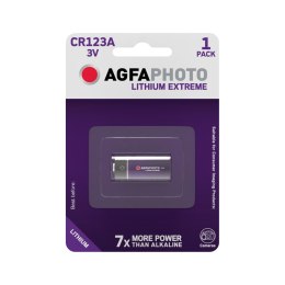 Bateria AgfaPhoto CR123 1szt./blist.