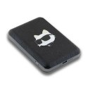 Powerbank Karl Lagerfeld Choupette Head Pin MagSafe indukcyjny 5000mAh 16W - czarny