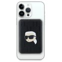 Powerbank Karl Lagerfeld Karl Head Pin MagSafe indukcyjny 5000mAh 16W - czarny